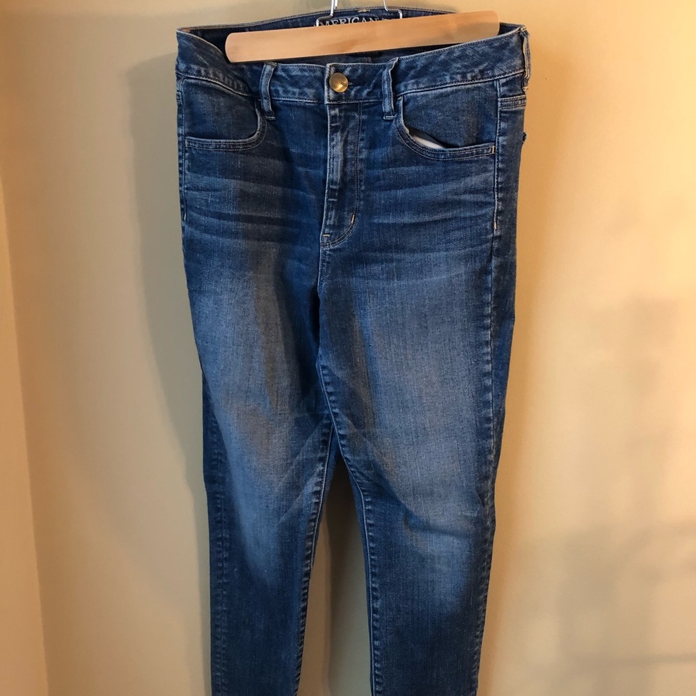 High rise super stretch jeans